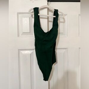 Urban Outfitters Out From Under Dark Green Tank Top Bodysuit XS/S